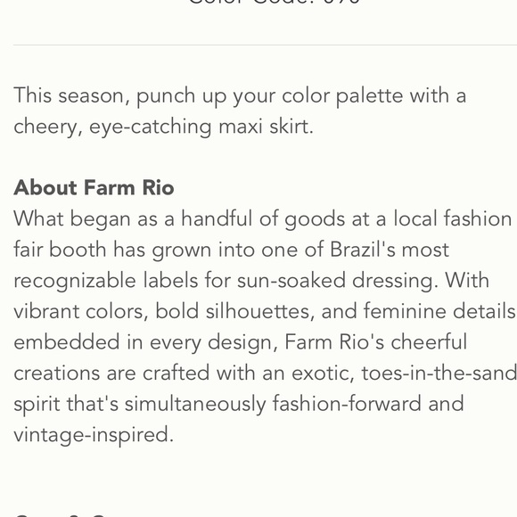 Anthro Farm Rio Jimena Knit Maxi Skirt M - Picture 5 of 10